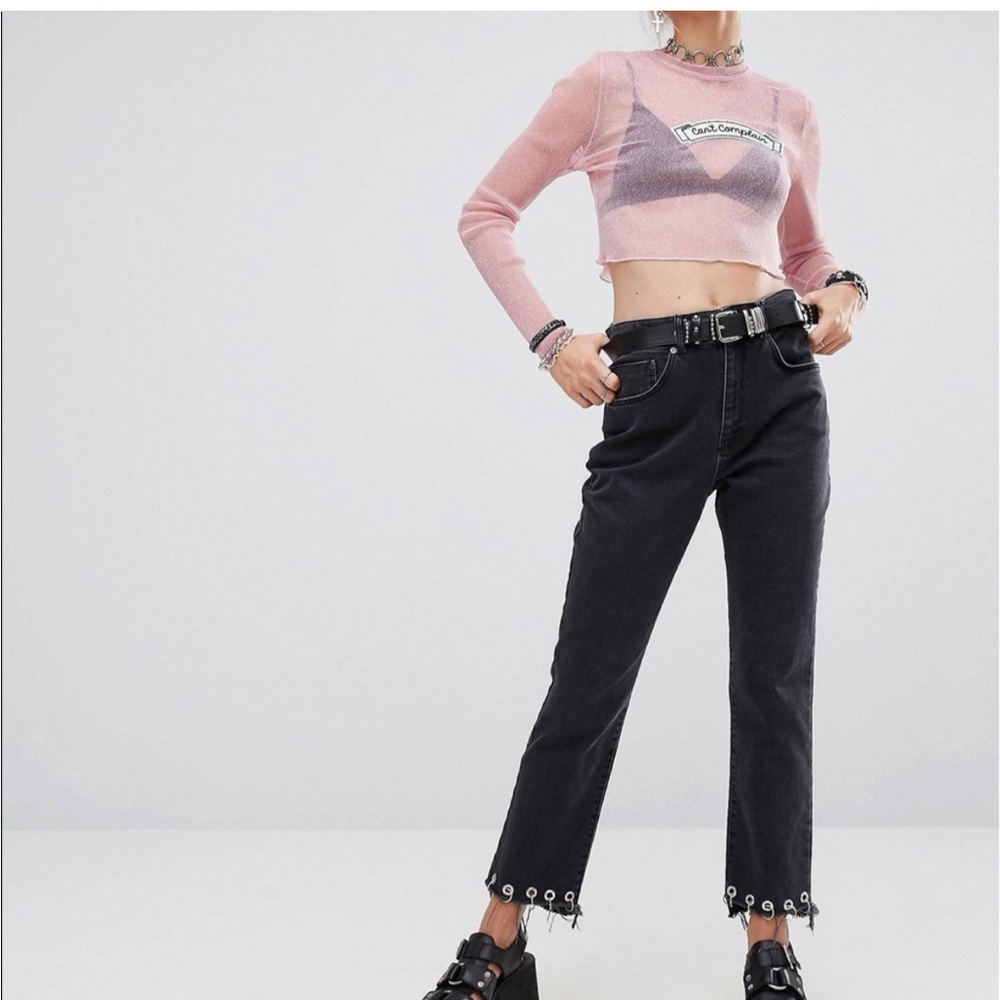 Ragged priest pierced jeans